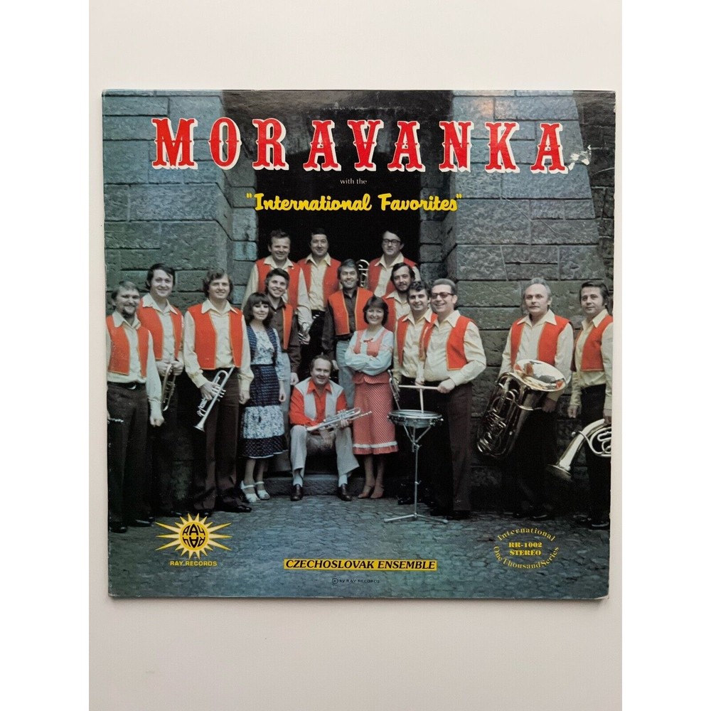Moravanka International Favorites Czechoslovak Ensemble LP Ray 1002 VG Signed